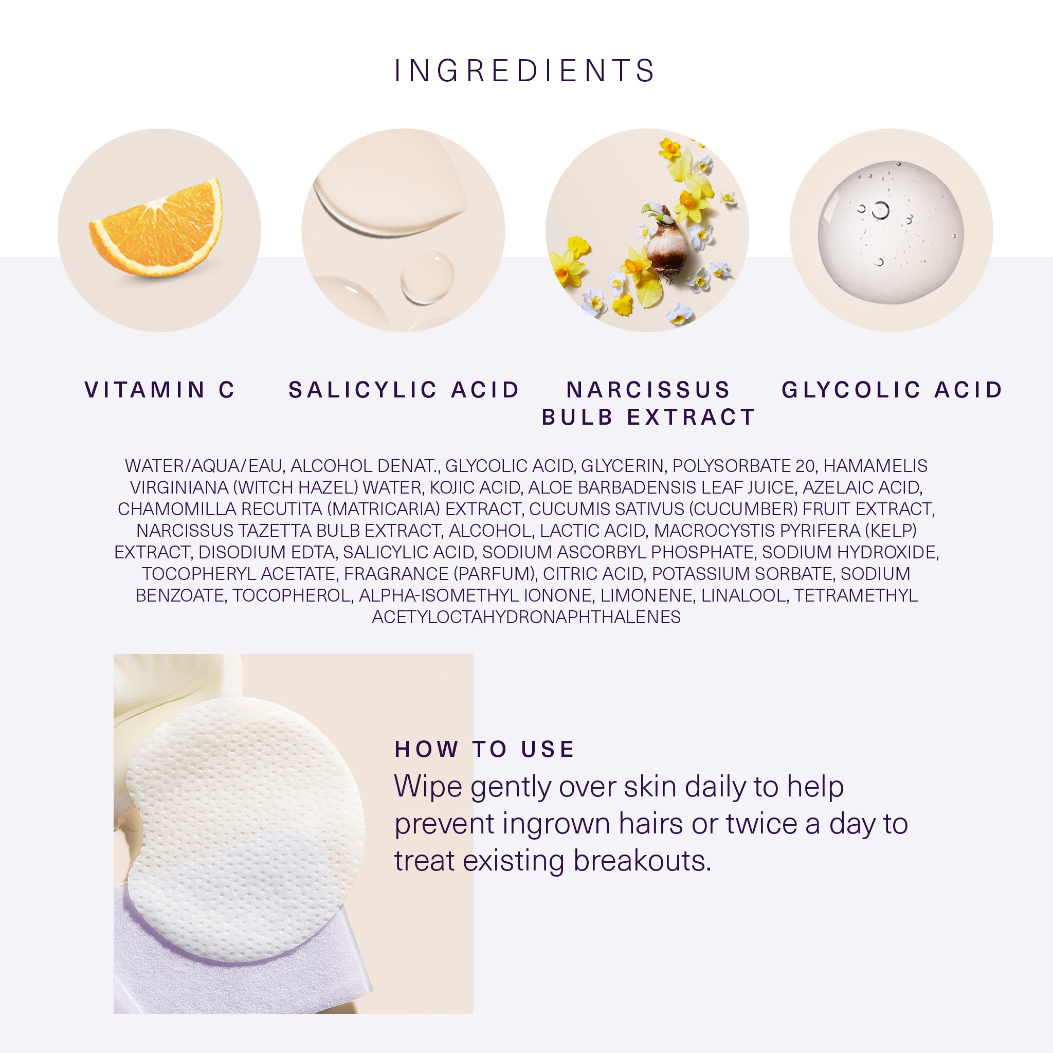 Brightening Ingrown Hair Wipes - Image 3
